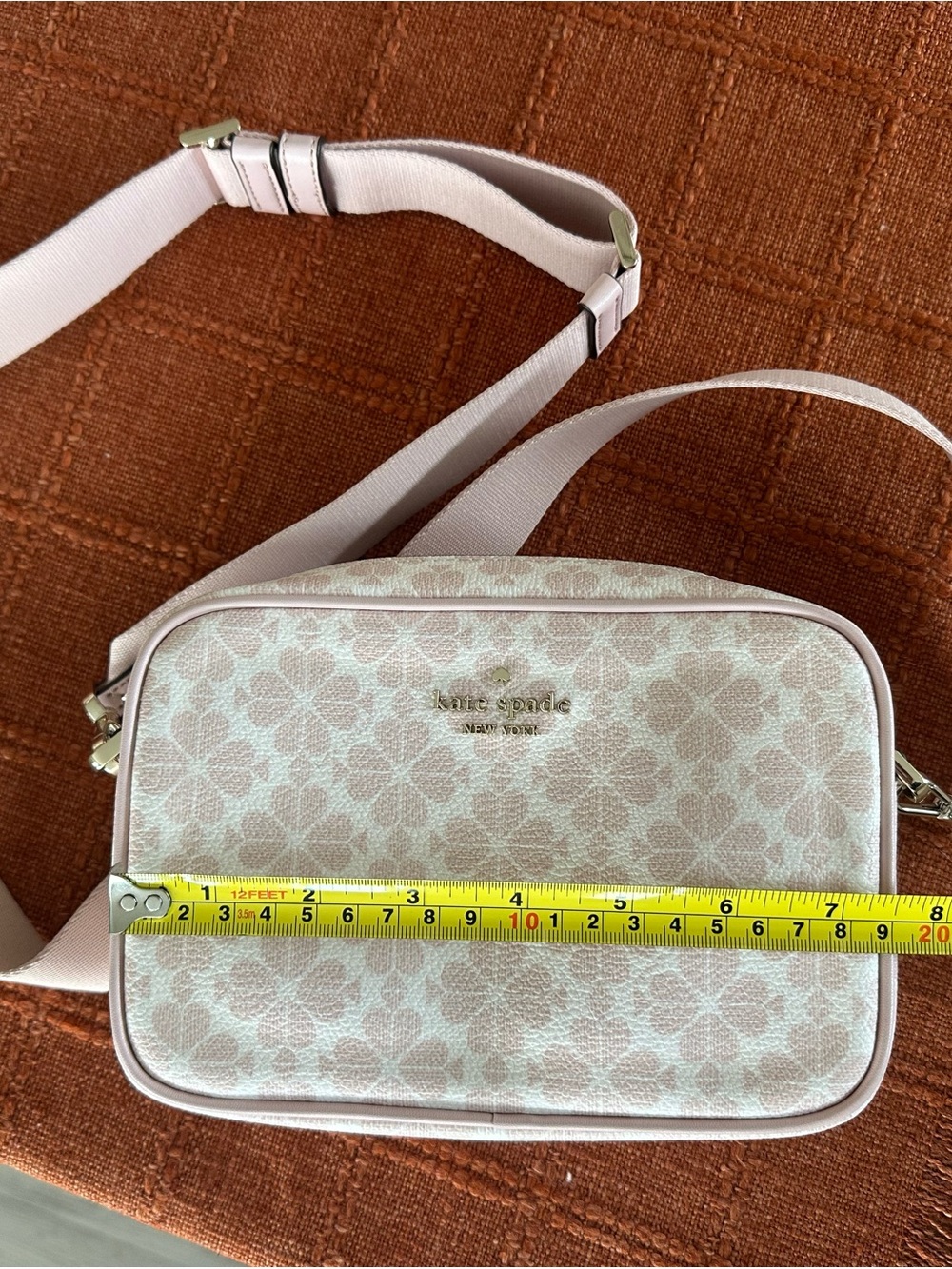 Kate Spade Blush Pink Floral Crossbody Camera Bag